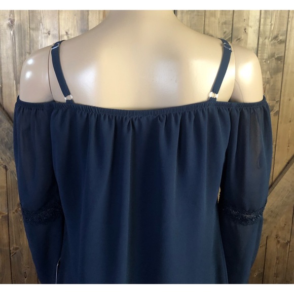 I.N San Francisco Navy Blue Polyester Small Dress - Picture 5 of 10